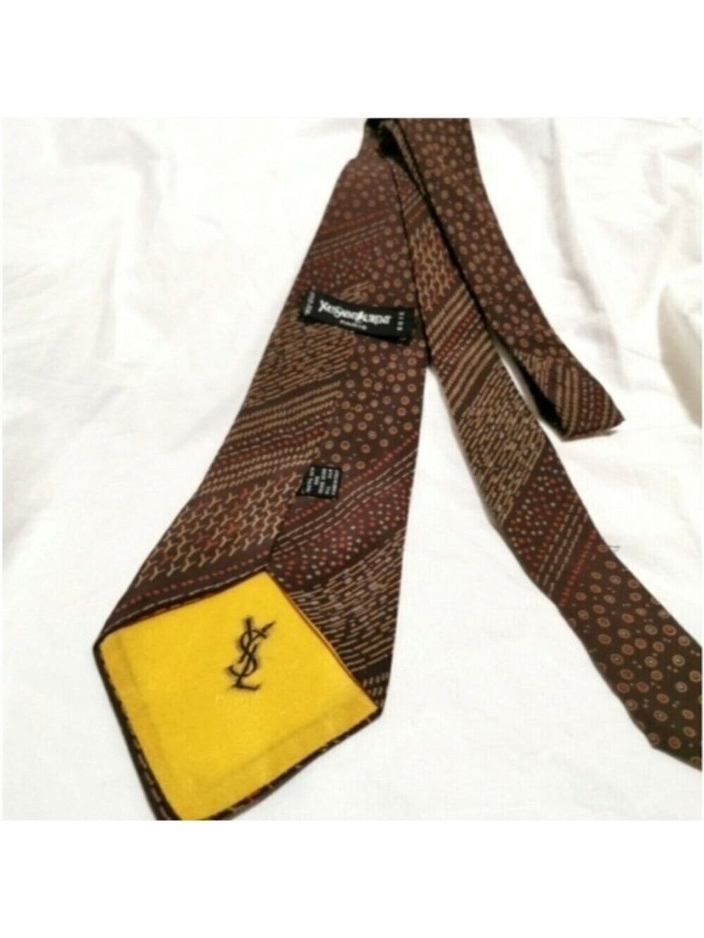 Yves Saint Laurent YSL Silk Necktie